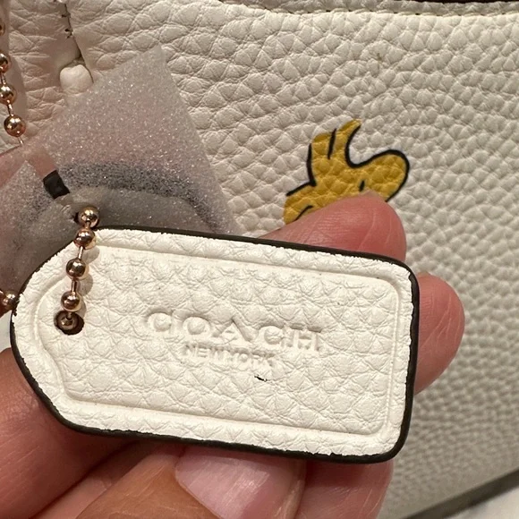 Coach White Snoopy and Woodstock Shoulder Bag - Picture 4 of 9